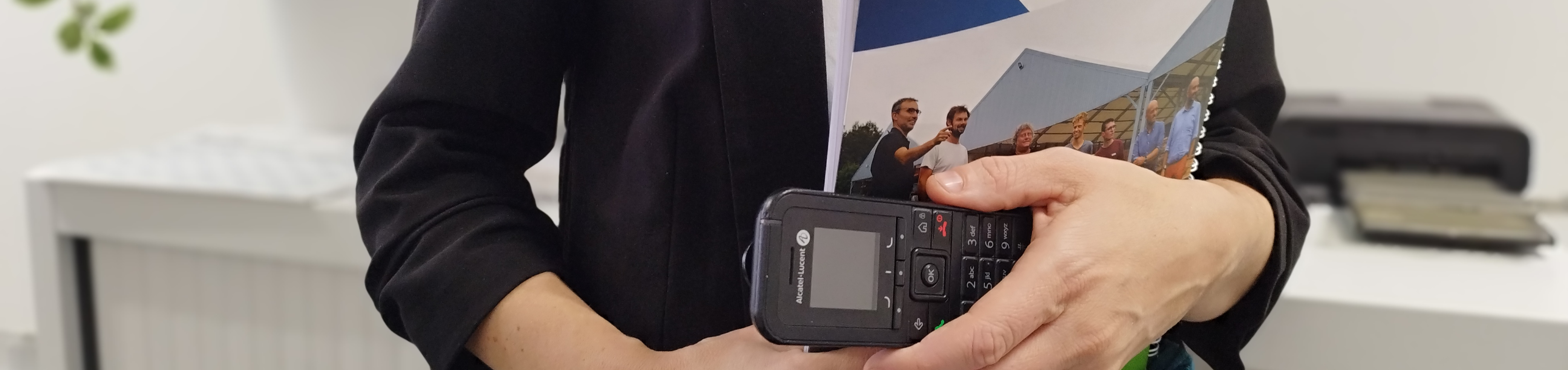 Bandeau - Hôtesse d'accueil standardiste